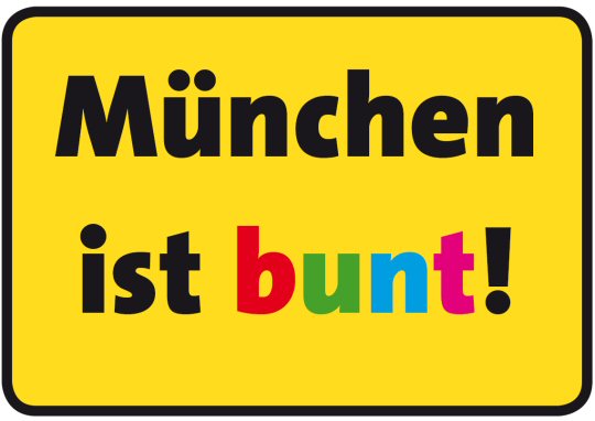 München ist bunt