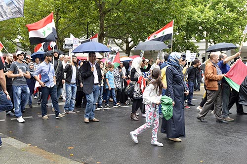 Protestkundgebung gegen Al-Quds Tag