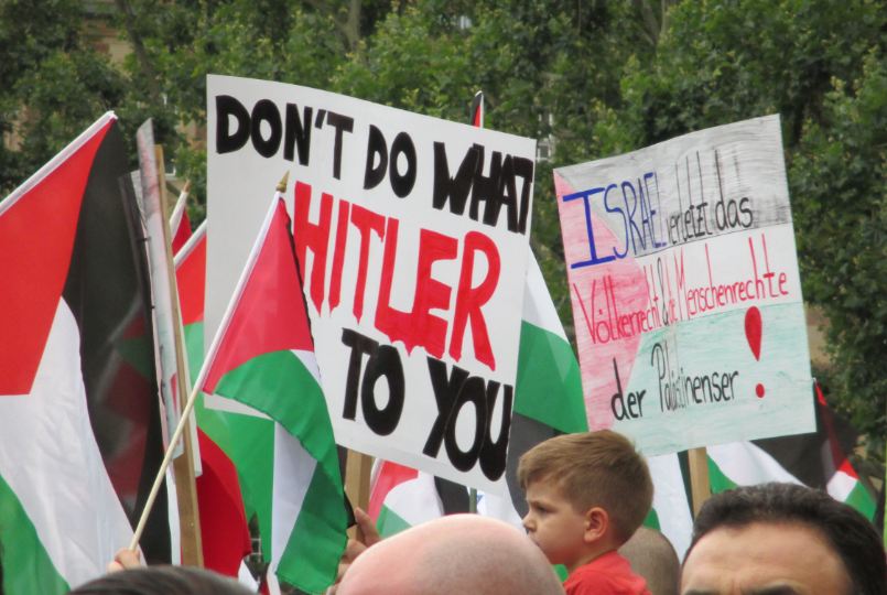Anti-Israel-Demo Stuttgart 25.07.14