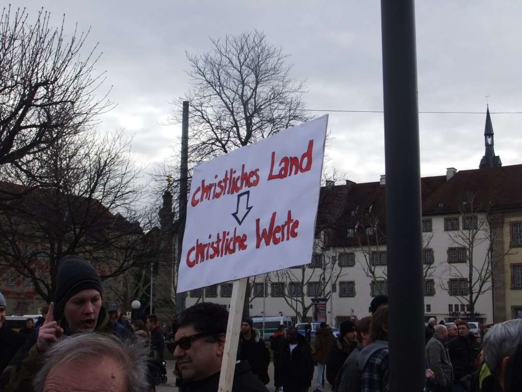 Homophobe.Demo.Stuttgart.01.02.14.Schild.christliches.Land