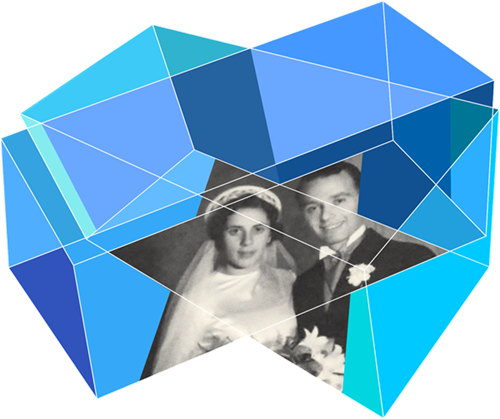 Odettes Verlobungskärtchen im Progr 1934