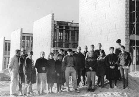 ASF 1963 vor dem Jüdischen Blindenheim in Jerusalem