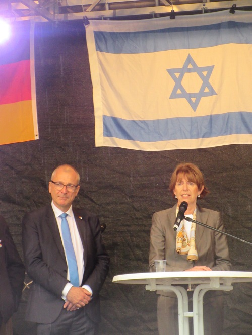Volker Beck und OB Reker am diesjährigen Israel-Tag in Köln
