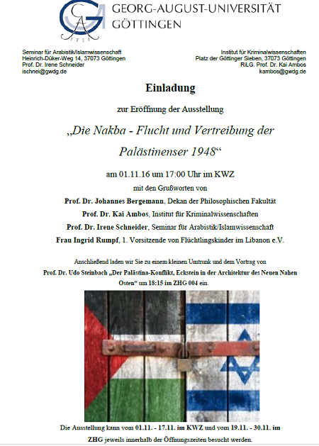 Keine Bühne für Antisemitismus an der Uni Göttingen
