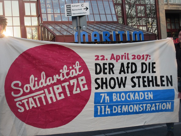 Vor dem AfD-Bundesparteitag in Köln