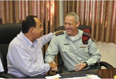 Gantz zu Besuch zum Opferfest