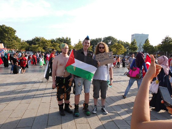 Free-Palestine-Demo in Mannheim