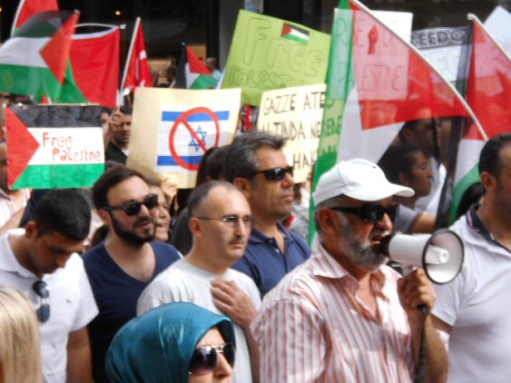 Free-Palestine-Demo in Mannheim